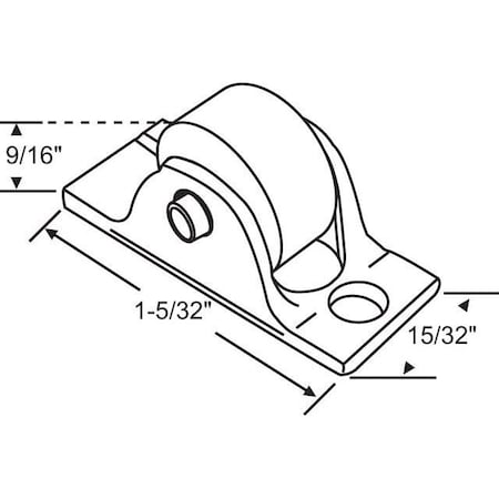 Strybuc Sliding Window Roller Assembly 900-10027